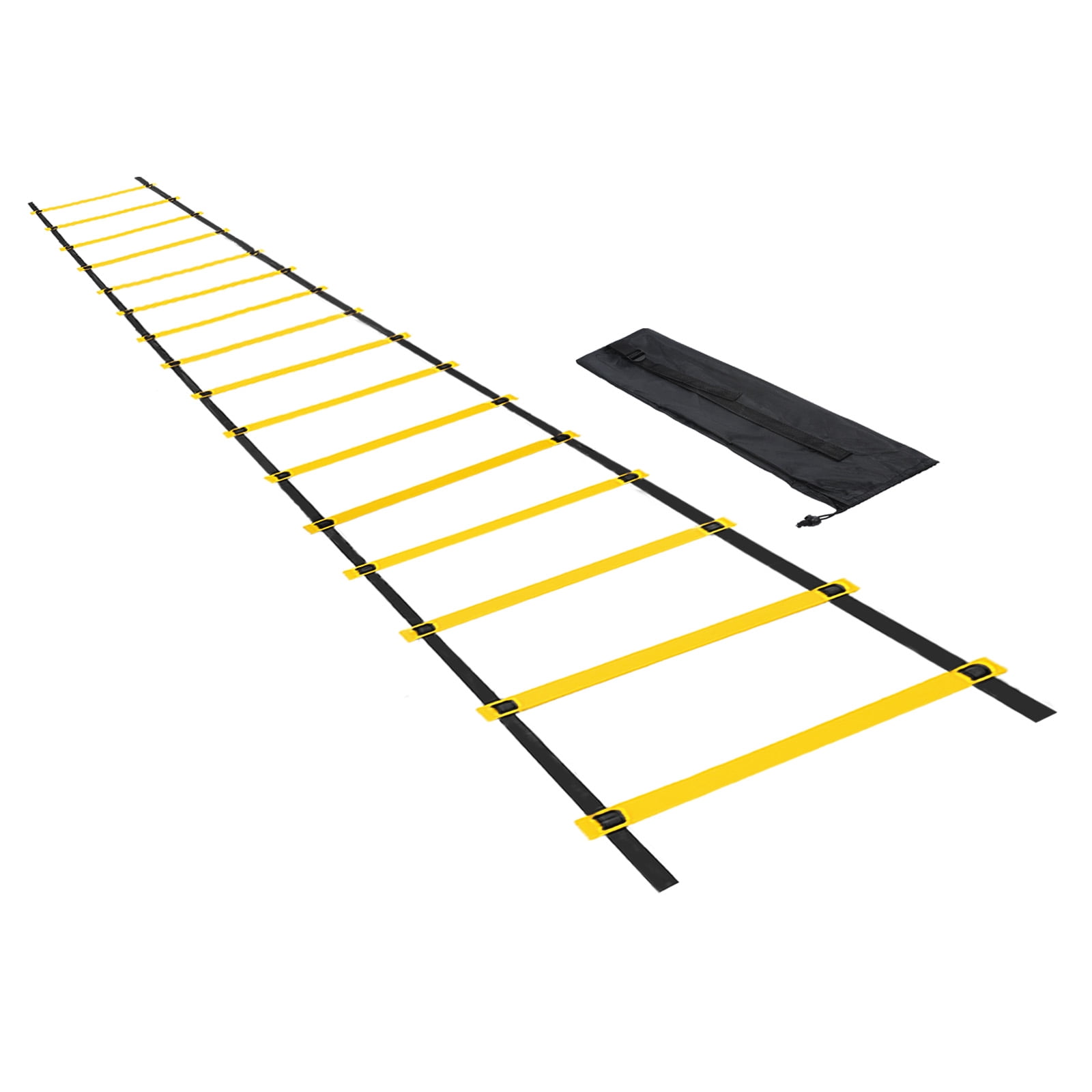Uxcell Agility Ladder 16 Rung 8m/26ft Speed Training Equipment, Black ...