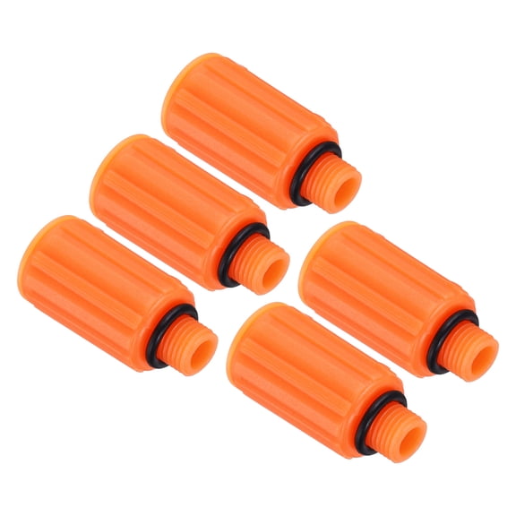 Uxcell Air Compressor Oil Caps Plug, Replacement Oil Fill Breather Vent Caps Yellow 9mm