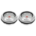 thumbnail image 1 of Uxcell Air Compressor Oil Sight Glass, 2 Pack G 1-1/2" Aluminum Oil Liquid Level Gauge, 1 of 5