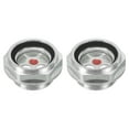thumbnail image 1 of Uxcell Air Compressor Oil Sight Glass, 2 Pack M24*1.5 Aluminum Oil Liquid Level Gauge, 1 of 5