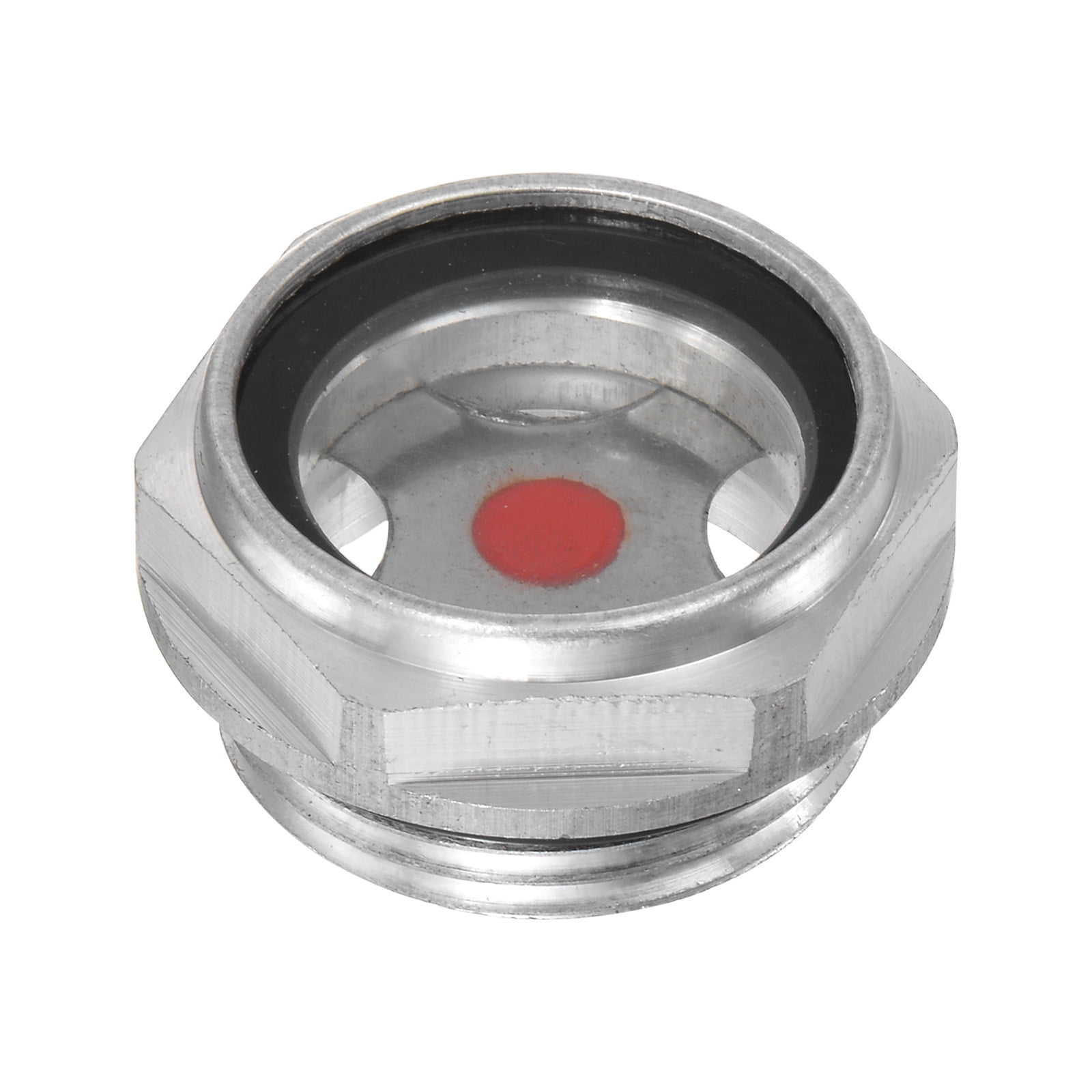 1PC M27x1.5mm Male Brass Oil Level Sight Glass Window Hex Compress 3/4 Npt  Male 1PC M26x1.5 Male Brass Oil Level Sight Glass Window Hex Compressor