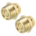 thumbnail image 1 of Uxcell Air Compressor Tank Drain Valve, 2 Pack G 1/4'' Brass Air Compressor Drain Valve, 1 of 5