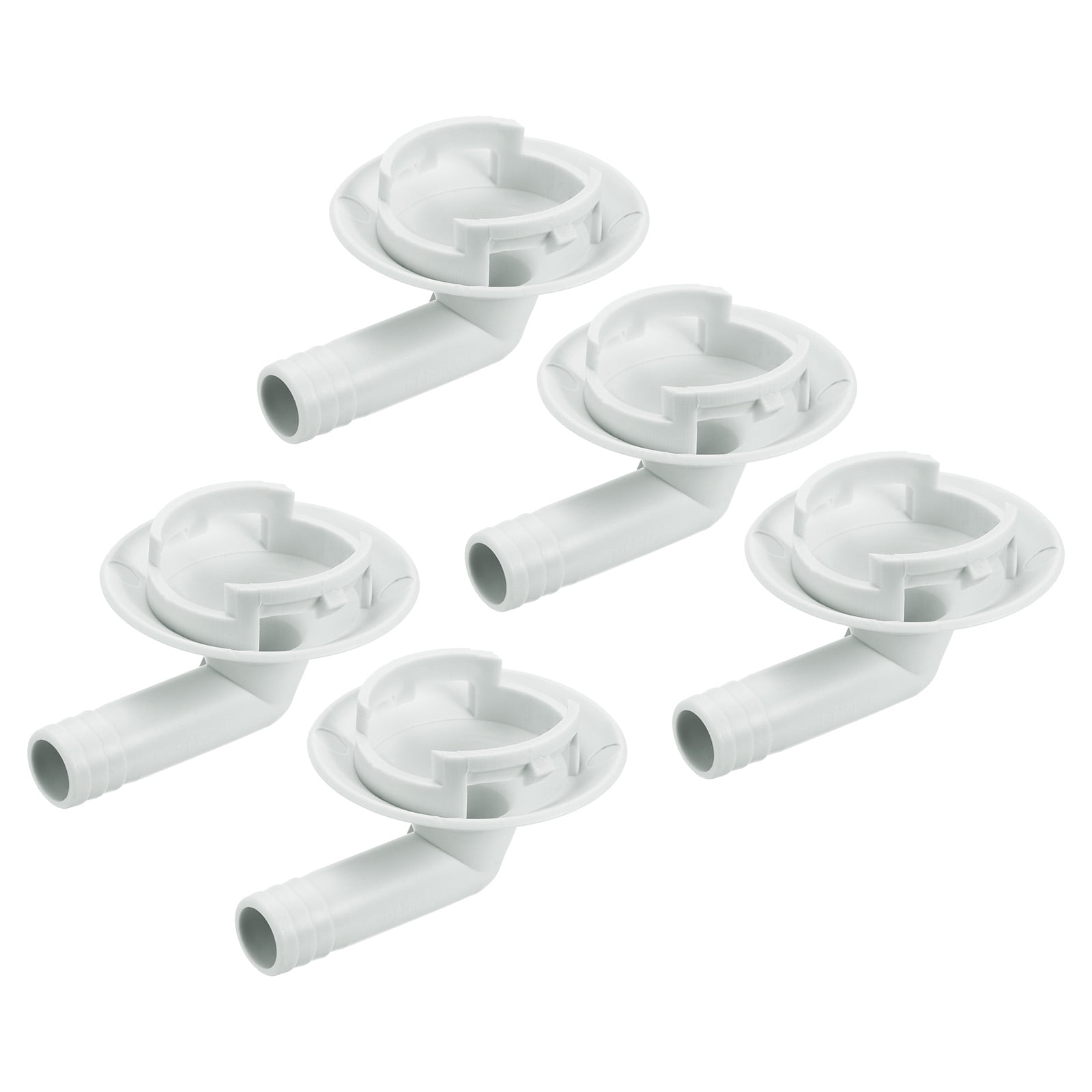 Uxcell Air Conditioner Drain Hose Connector 40mm Tube Elbow Fitting