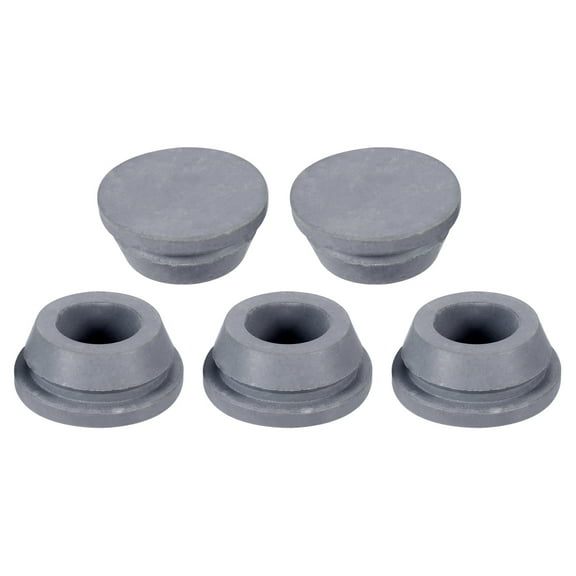 Uxcell Air Conditioner Drain Stoppers 20mm Rubber Plug Replacement Part Accessories, Grey Pack of 5
