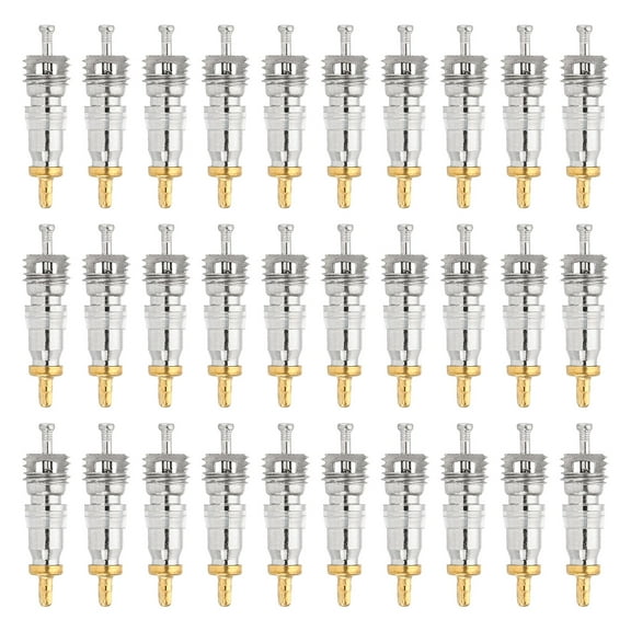 Uxcell Air Conditioning Valve Core with Seal, 30 Pack Service Valve Stem Cores