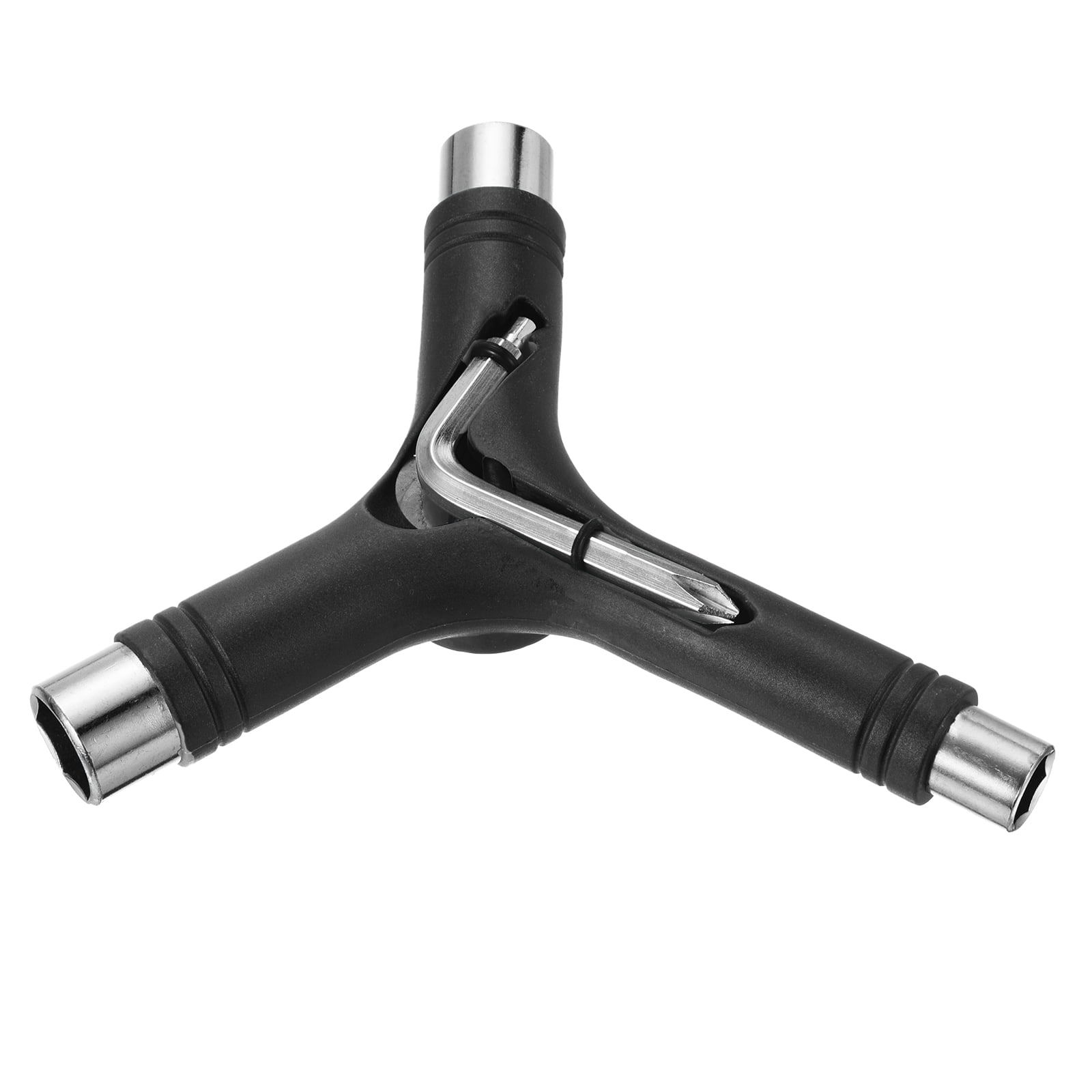 Uxcell All-In-One Skate Tool Multi-Function Portable Skateboard Tool Y ...