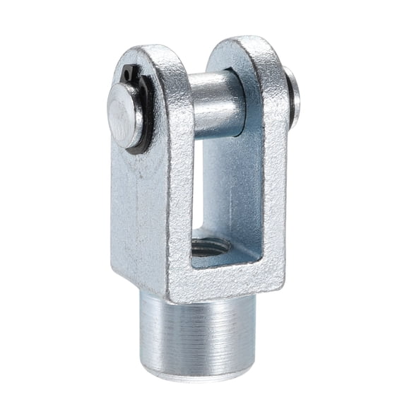 Uxcell Alloy 60mm Length M12x1.25 Female Thread Cylinder Clevis Y Connector