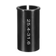 thumbnail image 1 of Uxcell Alloy Bike Seat Post Reducer Shim 25.4mm to 31.6mm 60mm Length Aluminum Bicycle Reducing Sleeve Conversion Seat Post Tube Adapter for Mountain Bike Road Bike City Bike, 1 of 6