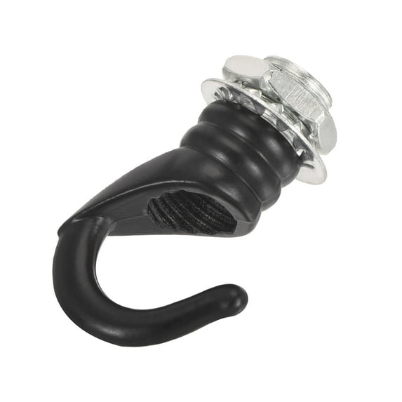 Uxcell Alloy Ceiling Hook 0.91" x 1.22" for Ceiling Pendant Light Plate Black