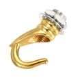 thumbnail image 1 of Uxcell Alloy Ceiling Hook 23mmx31mm for Ceiling Pendant Light Plate Electrophoretic Gold, 1 of 5