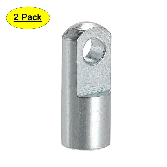 Uxcell Alloy M6x1 Female Thread 30mm Length Cylinder Clevis I Type Connector 2 Pack