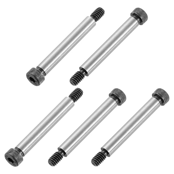 Uxcell Alloy Steel Hexagon Socket Head Shoulder Screws Bolts 2" Shoulder Length 5/16" Shoulder Dia 5/16-20 UNC Thread 12Pcs