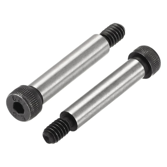 Uxcell Alloy Steel Socket Head Shoulder Bolts, 1-1/2"x5/16" Shoulder, 1/4-20 Thread, 4 Pack