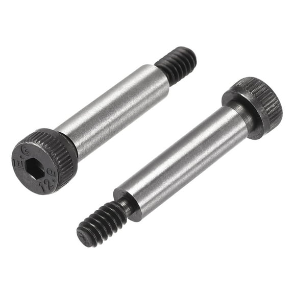 Uxcell Alloy Steel Socket Head Uxcell Shoulder Bolts 1" x1/4" Shoulder #10-24 Thread Thread 10 Pack