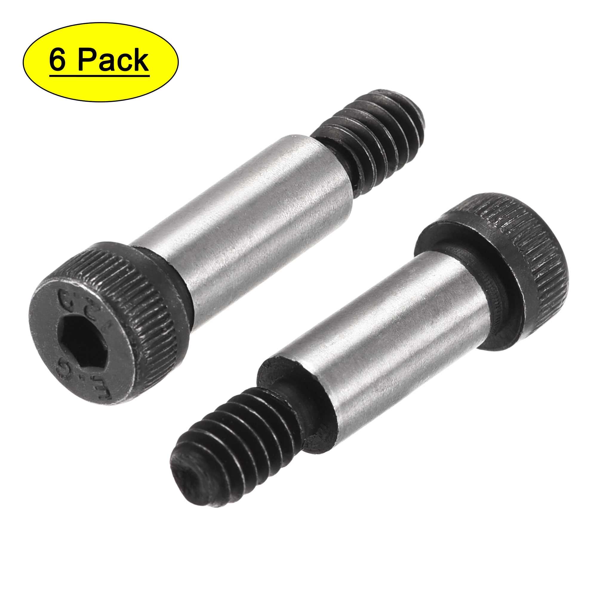 Uxcell Alloy Steel Socket Head Shoulder Bolts, 5/8"x5/16" Shoulder, 1/4