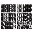 thumbnail image 1 of Uxcell Alphabet Letters Numbers Stickers, 12 Sheets Self Adhesive Large Decal, Black, 1 of 6