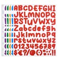 thumbnail image 1 of Uxcell Alphabet Letters Numbers Stickers Set, 6 Sheets Self Adhesive Decal, Multi-color, 1 of 6