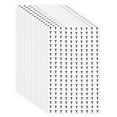 thumbnail image 1 of Uxcell Alphabet Stickers Small Letter Self-Adhesive Labels Round Paper Letters Signs for Scrapbooking Organizing DIY Projects Letter T, 1 of 7