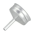 thumbnail image 1 of Uxcell Aluminium Funnel Filter Replacement 75x72x85mm Silver for 9-Cup Use Mocha Coffee Maker Pot, 1 of 4