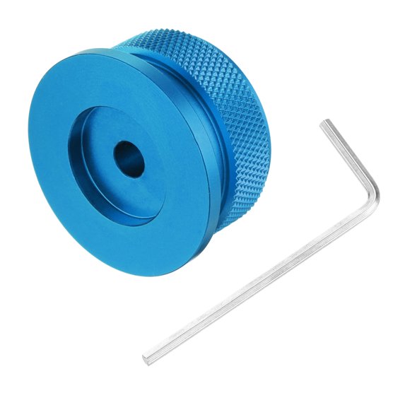 Uxcell Aluminium Potentiometer Knobs 1/4"x1.5", Volume Tone Control Knobs, Blue