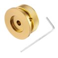 thumbnail image 1 of Uxcell Aluminium Potentiometer Knobs 1/4"x1.5", Volume Tone Control Knobs, Gold, 1 of 7