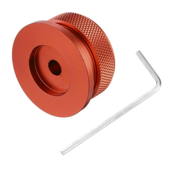 Uxcell Aluminium Potentiometer Knobs 1/4"x1.5", Volume Tone Control Knobs, Red
