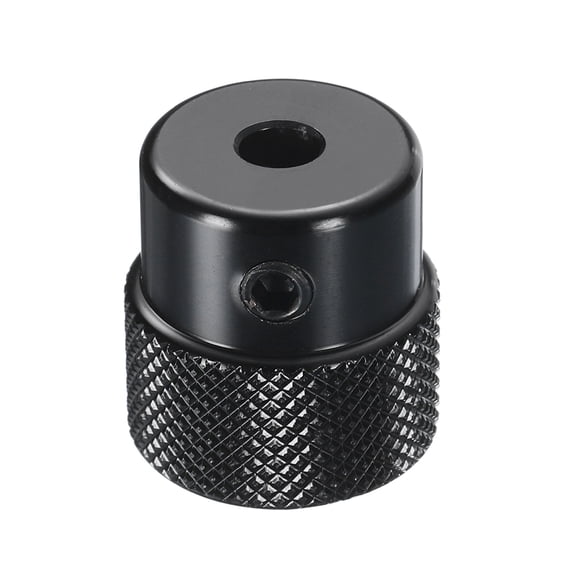 Uxcell Aluminum Alloy Handwheel 20mm OD 4mm Bore Machine Tool Hand Wheel for Milling Machine Lathe, Black