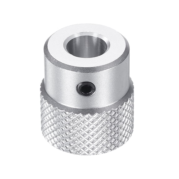 Uxcell Aluminum Alloy Handwheel 20mm OD 9mm Bore Machine Tool Hand Wheel for Milling Machine Lathe, Silver Tone
