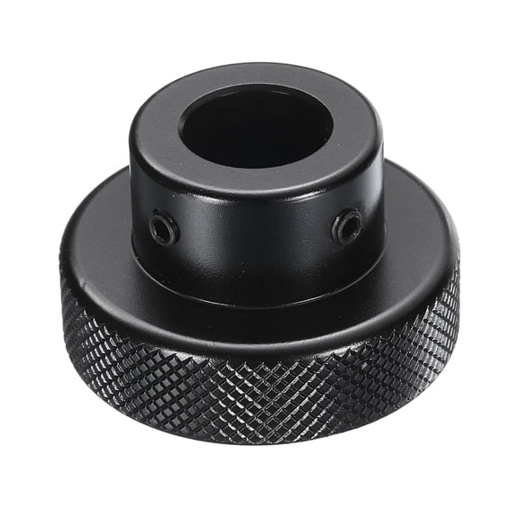 Uxcell Aluminum Alloy Handwheel 40mm OD 14mm Bore Machine Tool Hand Wheel for Milling Machine Lathe, Black