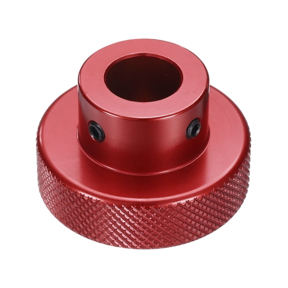Uxcell Aluminum Alloy Handwheel 40mm OD 14mm Bore Machine Tool Hand Wheel for Milling Machine Lathe, Red