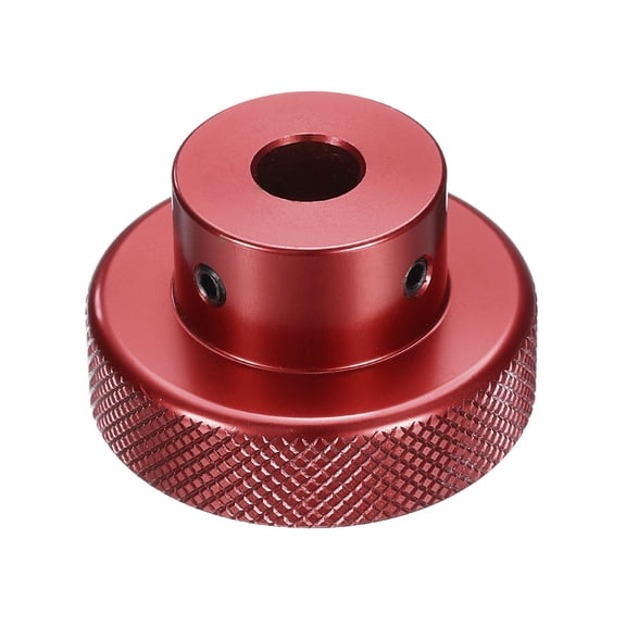 Uxcell Aluminum Alloy Handwheel 40mm OD 9mm Bore Machine Tool Hand Wheel for Milling Machine Lathe, Red