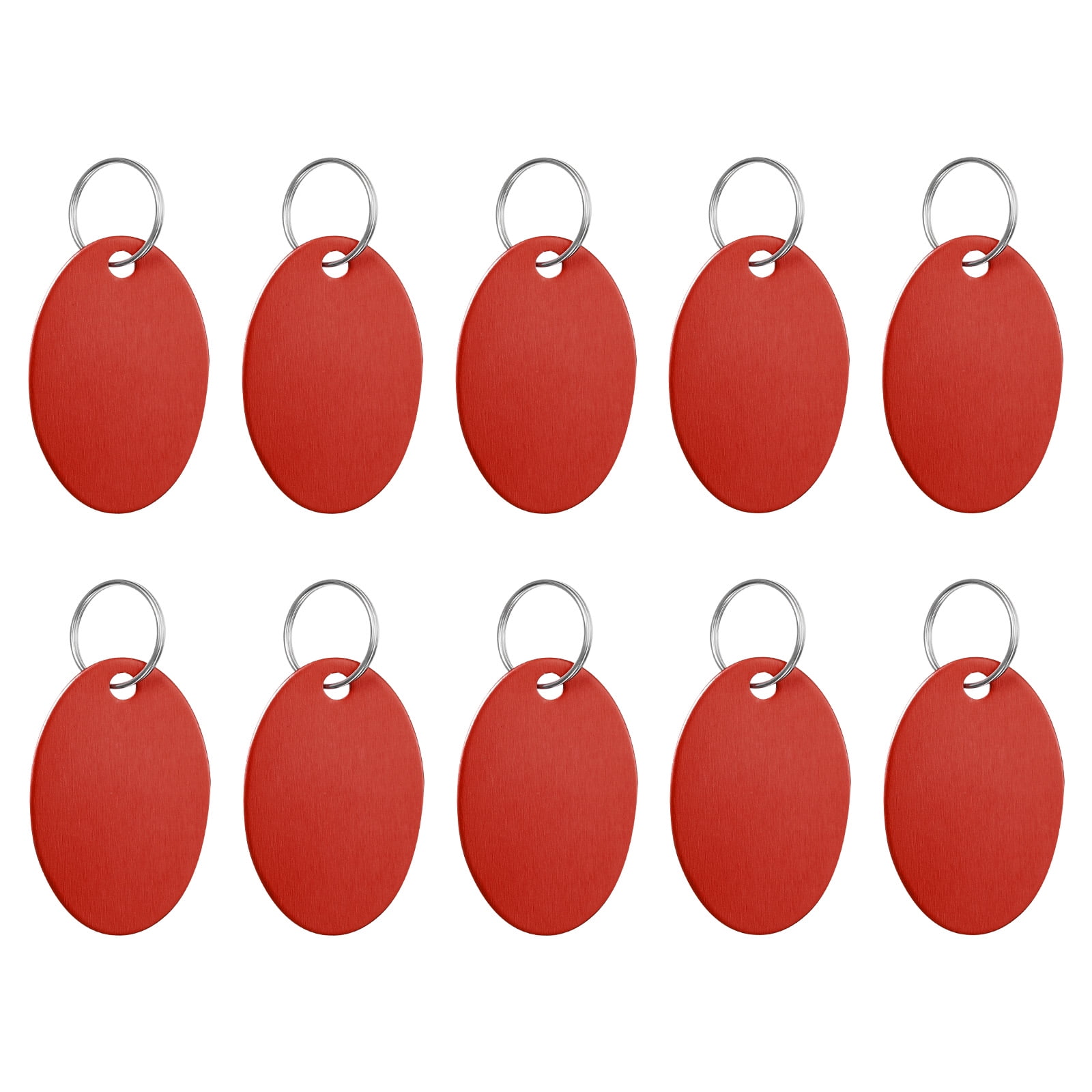 StayMax Aluminum Engraving Blanks - 25 Pack, 1" X 2" Rectangle Tags For DIY Crafts & Labels