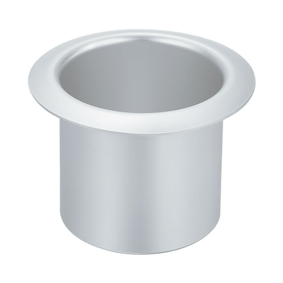 Uxcell Aluminum Drop-in Cup, 2.36" x 3.2" Drink Can Holder Poker Table Cup Holder Insert, Silver