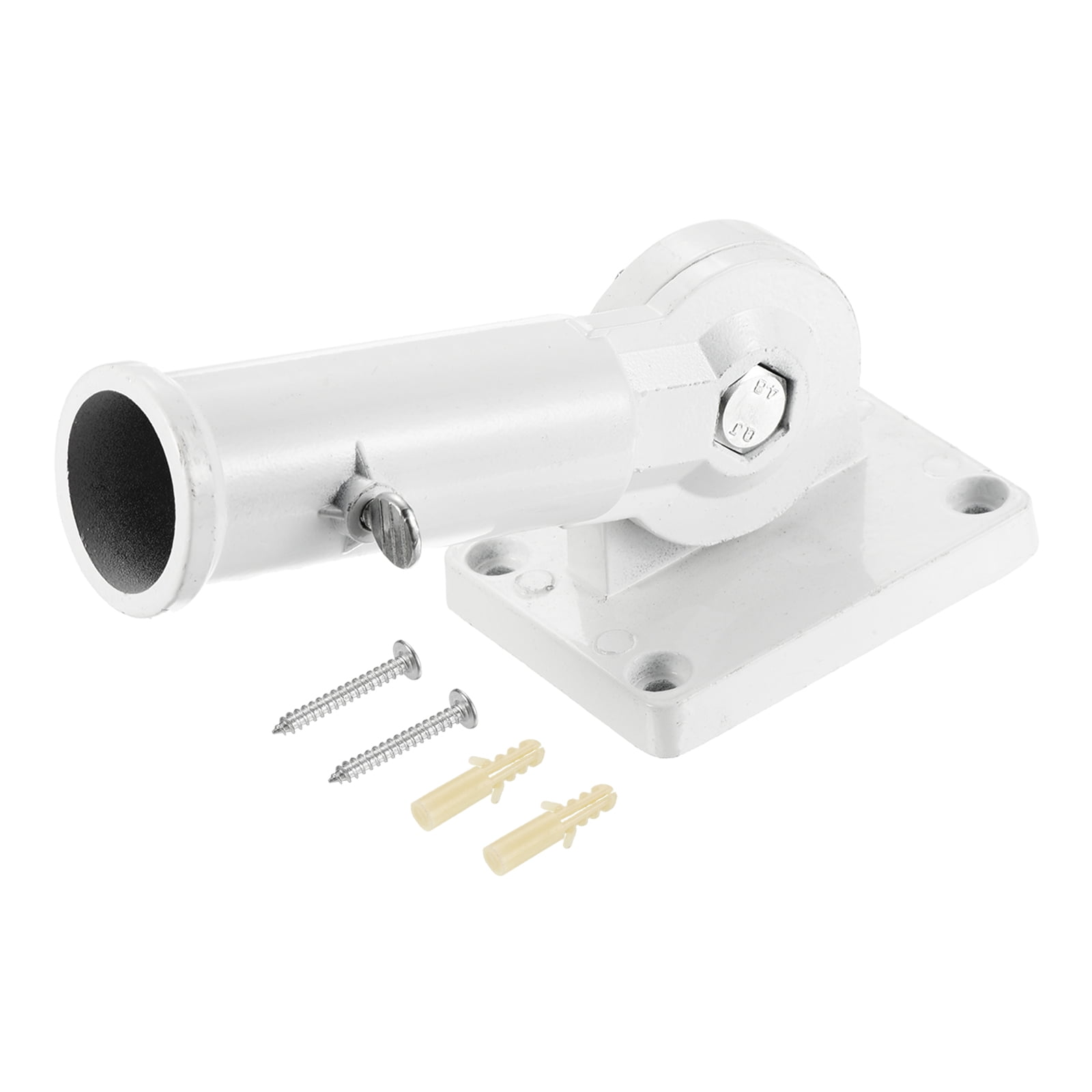 Uxcell Aluminum Heavy Flagpole Holder Wall Mount Adjustable Flag Pole