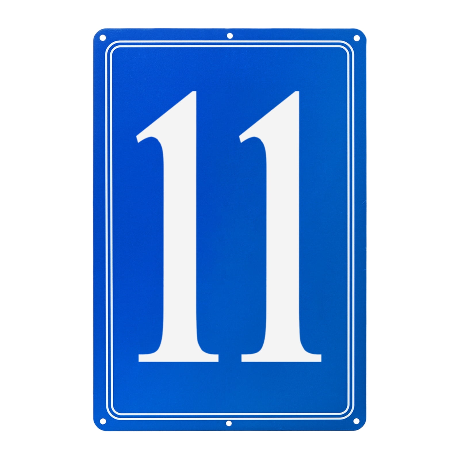 Uxcell Aluminum Letter Sign 11, 11.8 Inch House Numbers and Metal ...