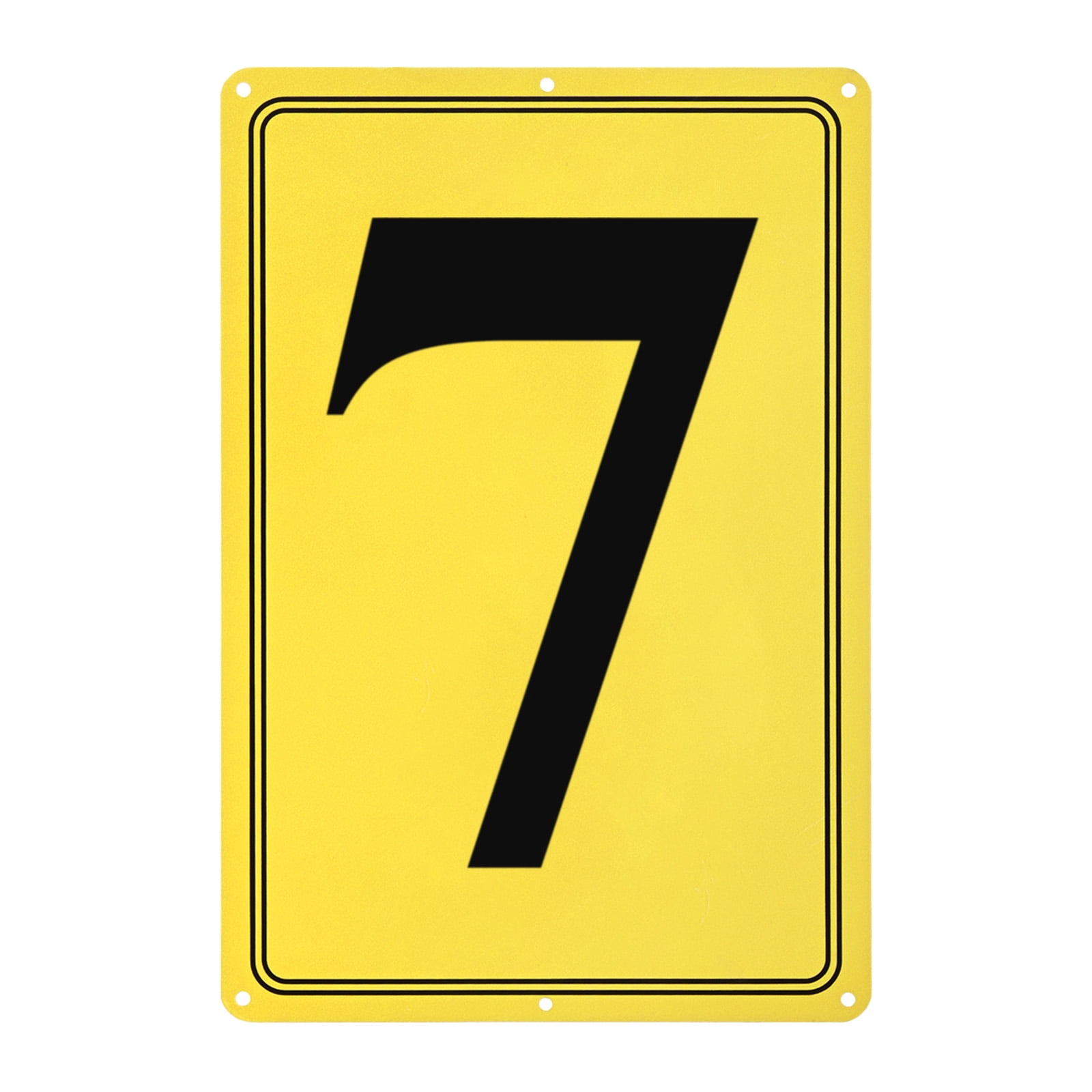 Uxcell Aluminum Letter Sign 7, 11.8 Inch House Numbers and Metal ...