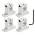 thumbnail image 1 of Uxcell Aluminum Linear Rod Rail Shaft Support, Linear Rail Mounting Bracket Motion Rod Clamping Guide Support for 3D Printer 20mm, 1 of 7
