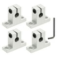 thumbnail image 1 of Uxcell Aluminum Linear Rod Rail Shaft Support, Linear Rail Mounting Bracket Motion Rod Clamping Guide Support for 3D Printer 6mm, 1 of 7