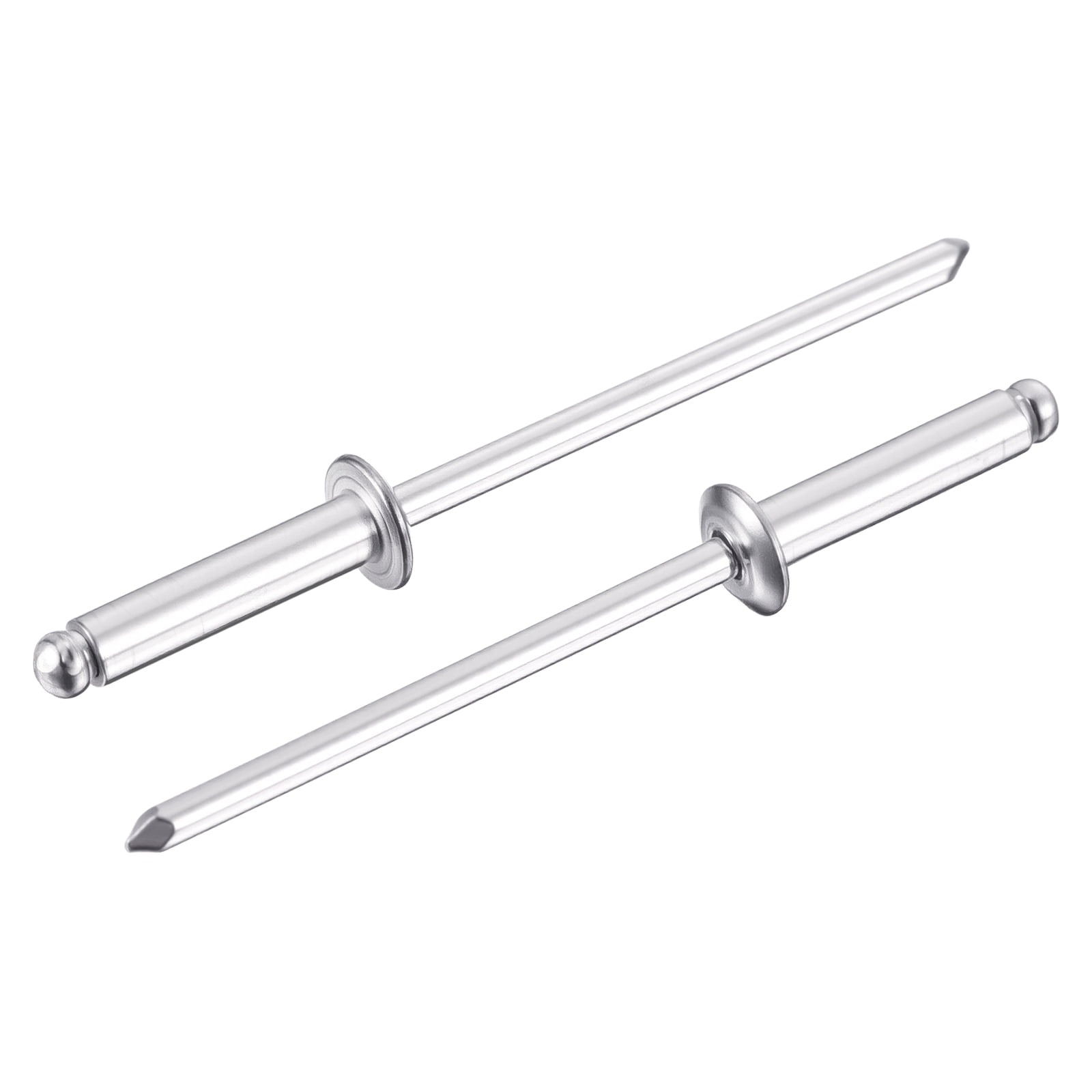 Uxcell Aluminum Open End Blind Rivets Dome Head Rivet 1/8