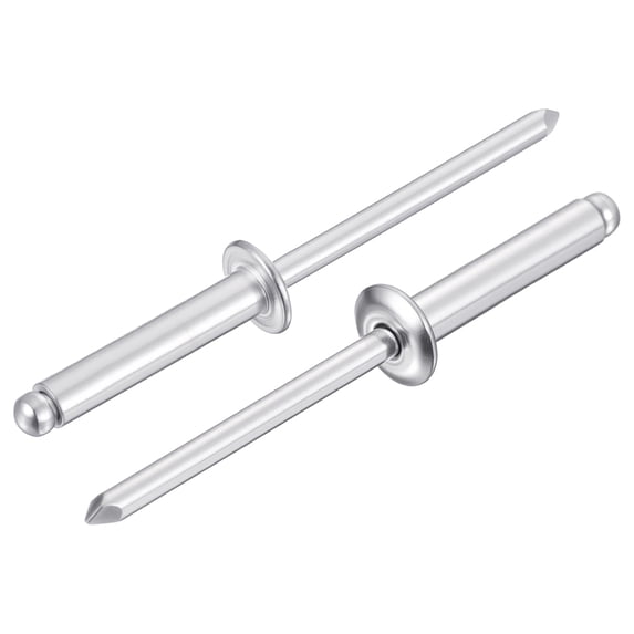 Uxcell Aluminum Open End Blind Rivets Dome Head Rivet 3/16