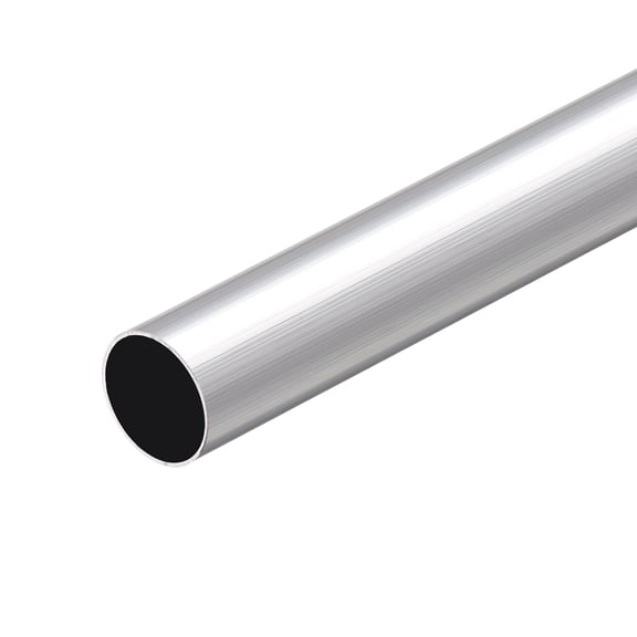 Uxcell Aluminum Round Tube 6063 Aluminum Silver 16mm OD 15mm Inner Dia 300mm Length