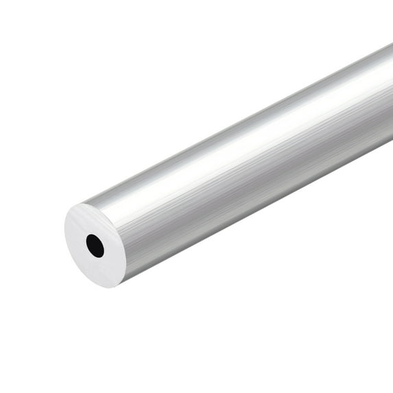 Uxcell Aluminum Round Tube 6063 Aluminum Silver 19mm OD 5.2mm Inner Dia 300mm Length