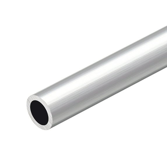 Uxcell Aluminum Round Tube 6063 Aluminum Silver 20mm OD 16mm Inner Dia 300mm Length