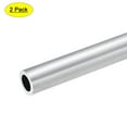 thumbnail image 1 of Uxcell Aluminum Round Tube Seamless Straight Tubing 24mm OD 16mm Inner Dia 300mm Length 6063 2 Pack, 1 of 5