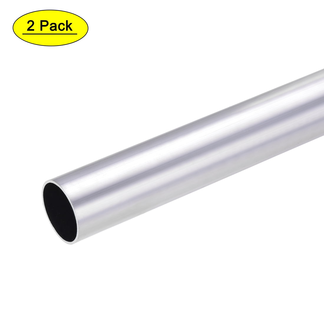 sourcing map Tube rond en aluminium 6063, 30cm de Longueur 15mm OD 10mm ID Tube aluminium droit sans soudure