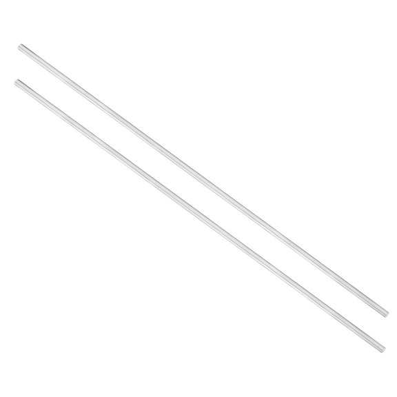 Uxcell Aluminum Solid Round Rod Lathe Bar 6mm x 500mm for DIY Craft Tool 2 Pcs