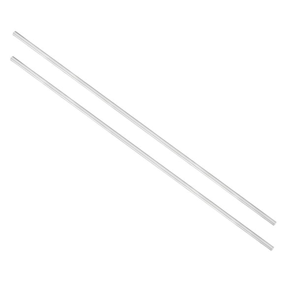 Uxcell Aluminum Solid Round Rod Lathe Bar 6mm x 500mm for DIY Craft Tool 2 Pcs