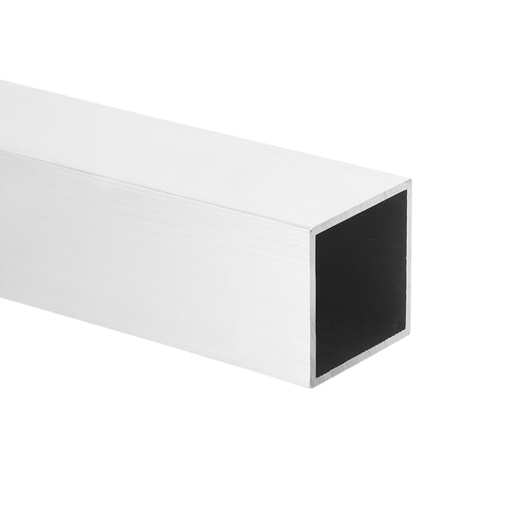 Uxcell 1.38"x1.38"x16" Long 0.08" Wall Thick 6063 Aluminum Square Tube Seamless Structural Metal Profile Hardware 1Pcs