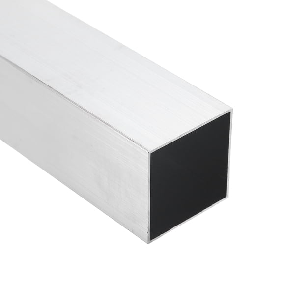 Uxcell Aluminum Square Tubing,1.57"x1.57"x16" Long 0.04" Wall Thick 6063 Aluminum Square Tube Seamless Structural Metal Profile Hardware for Construction DIY Home Decor Furniture