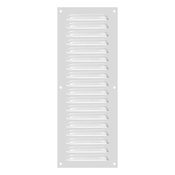 Uxcell Aluminum Vent Cover, Screen Air Grille Ventilation Cover HVAC Louvered Grill Built-in Mesh 16x6 Inch